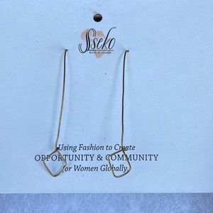 Dangle earrings - can add charms!